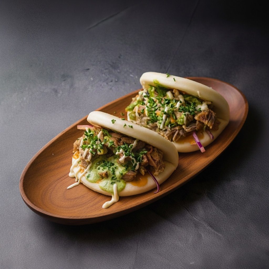 Malai Chicken Bao.