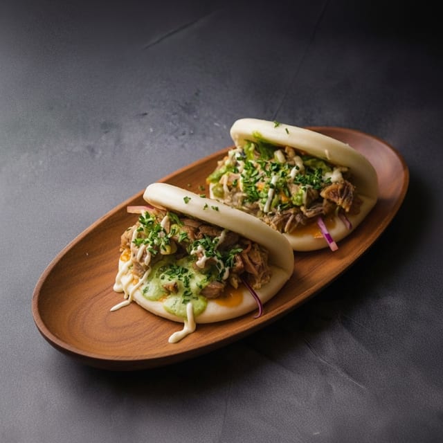 Malai Chicken Bao.
